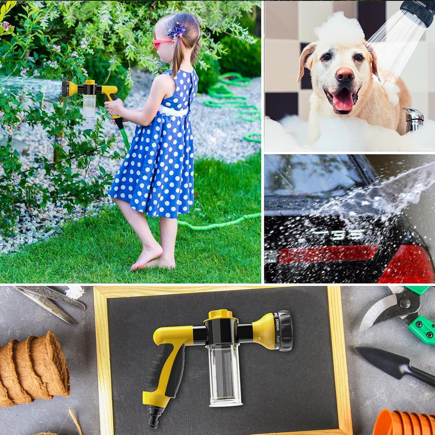 Garden Hose Nozzle Power Spray