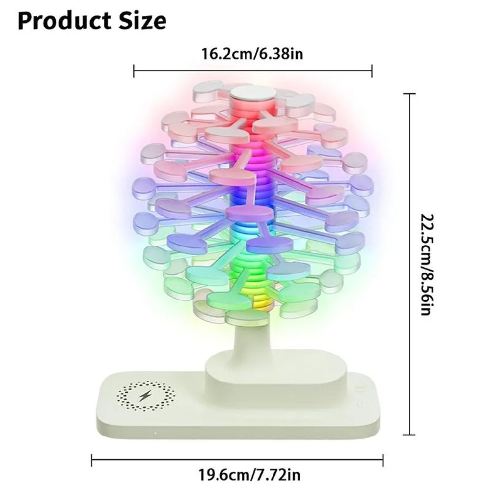 Spiral Glow Wireless Lamp
