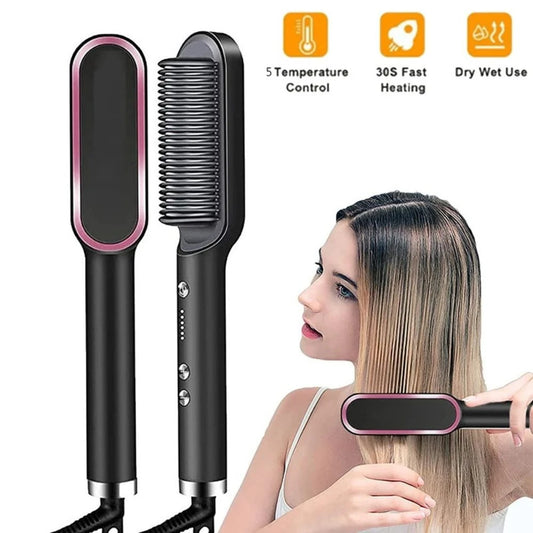 Ionic Hair Straightener Styling Comb