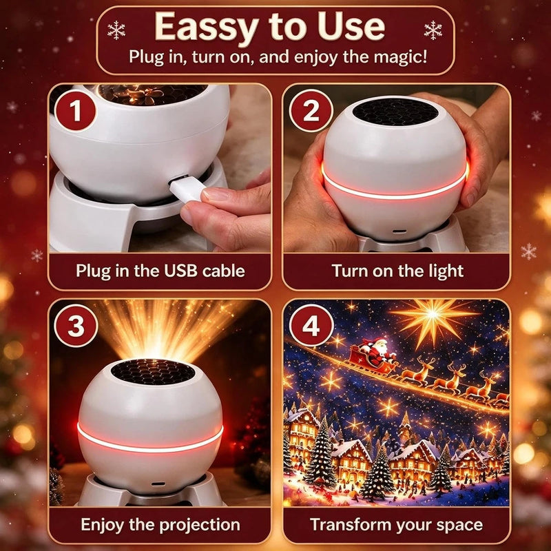 Christmas Projection Night Light