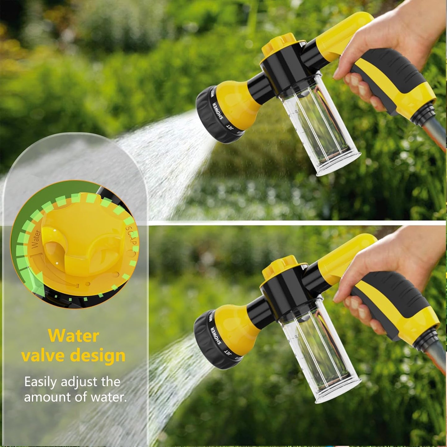 Garden Hose Nozzle Power Spray