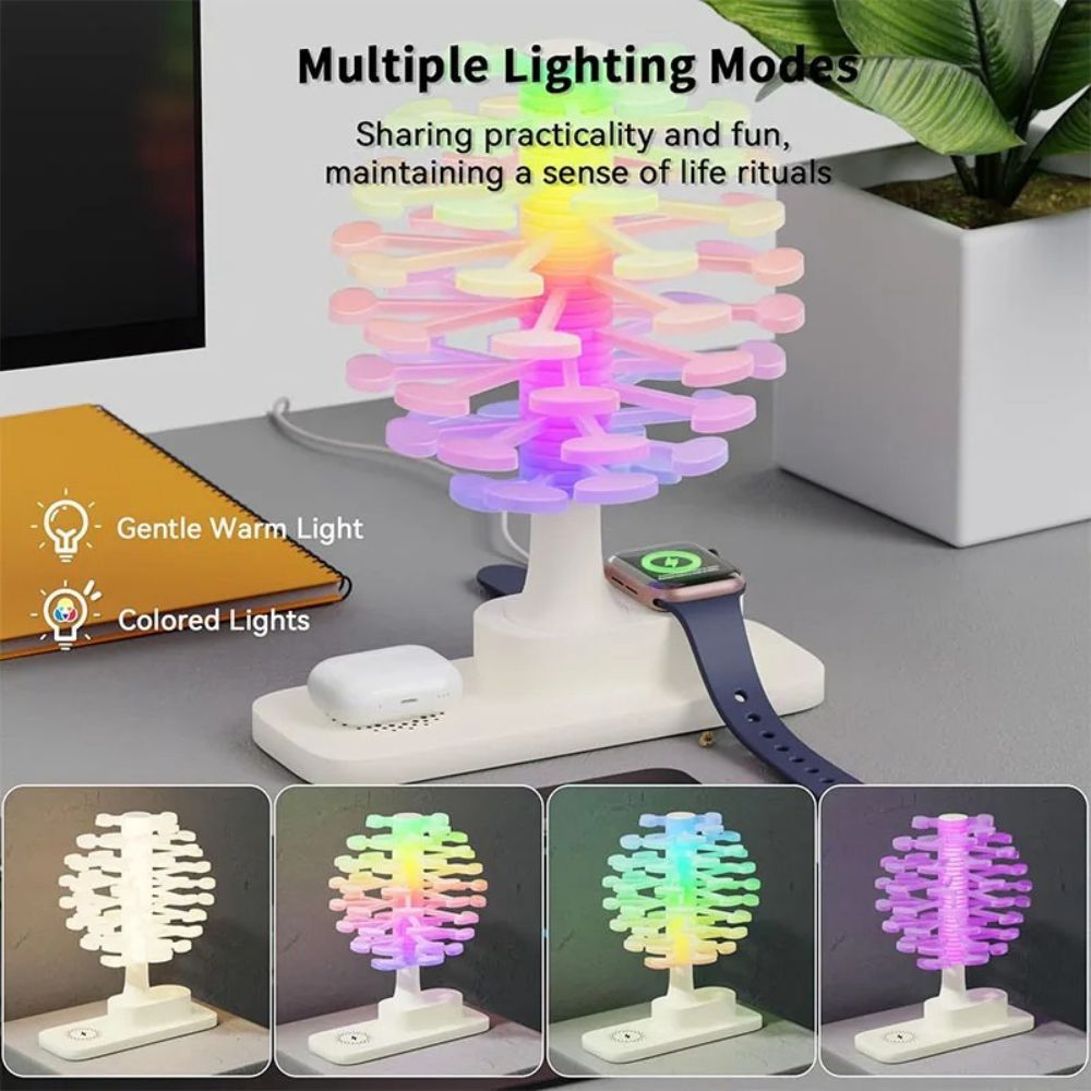 Spiral Glow Wireless Lamp