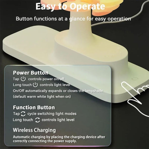 Spiral Glow Wireless Lamp