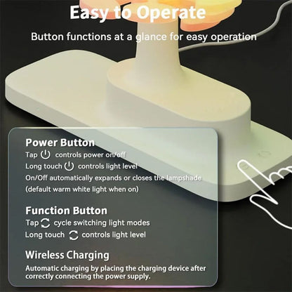 Spiral Glow Wireless Lamp