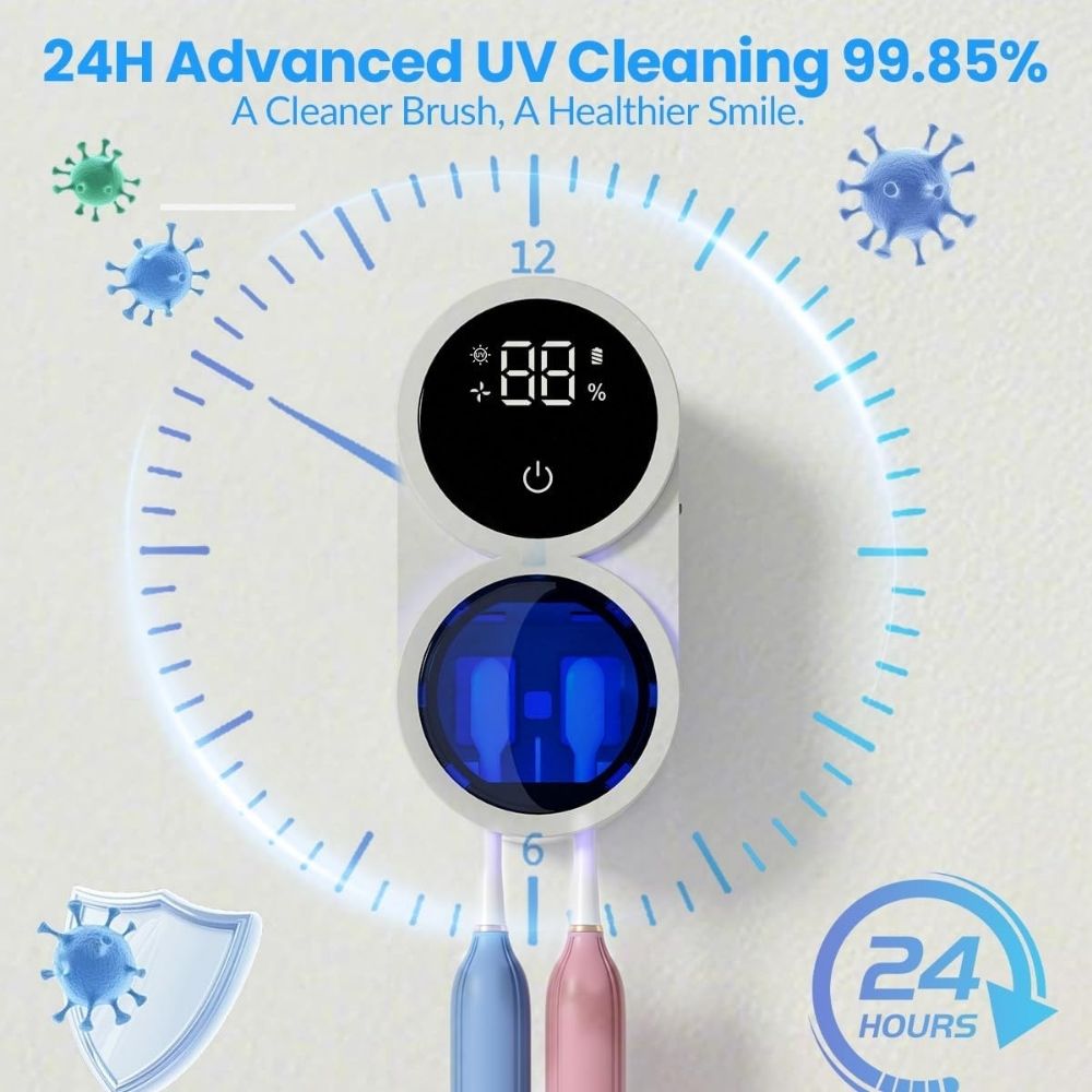 Smart Toothbrush Sanitizer Holder