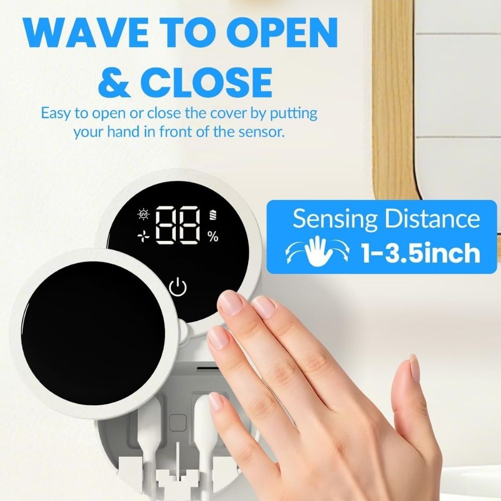 Smart Toothbrush Sanitizer Holder