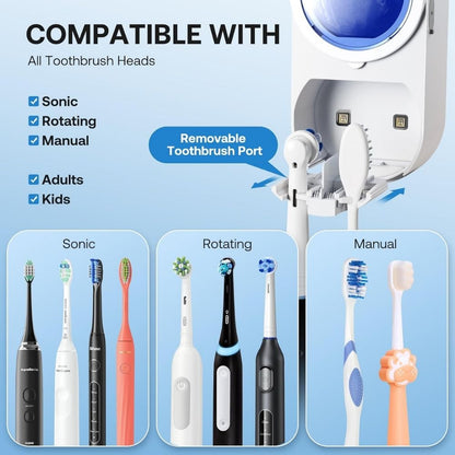 Smart Toothbrush Sanitizer Holder