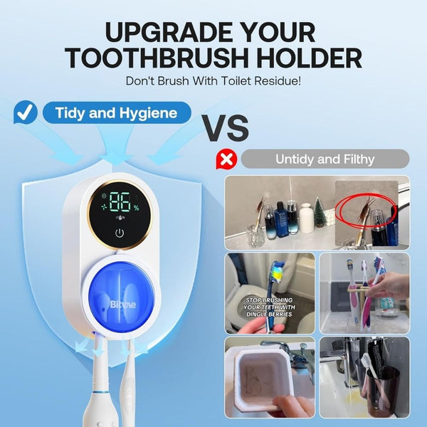 Smart Toothbrush Sanitizer Holder