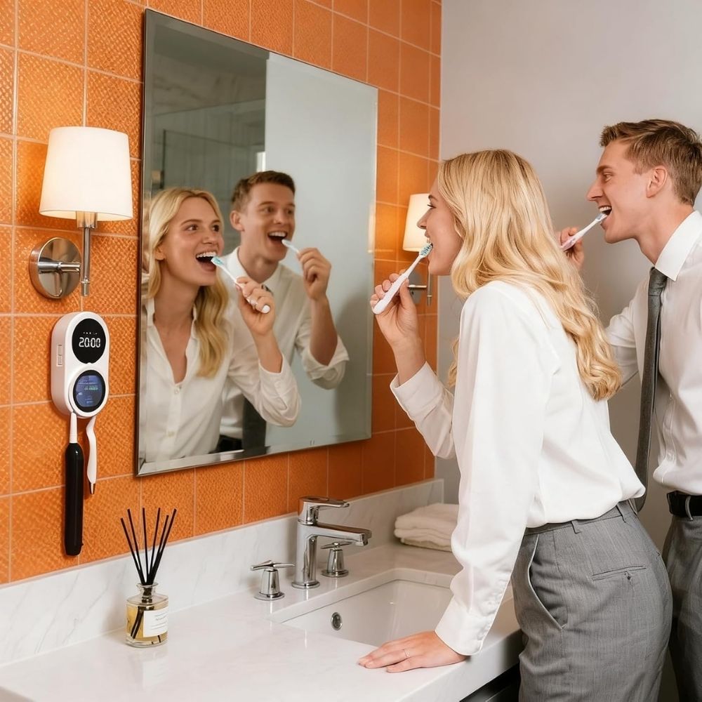 Smart Toothbrush Sanitizer Holder