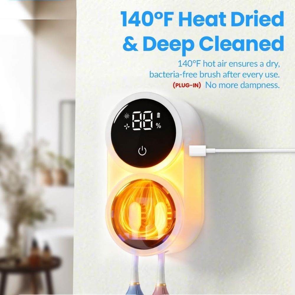 Smart Toothbrush Sanitizer Holder