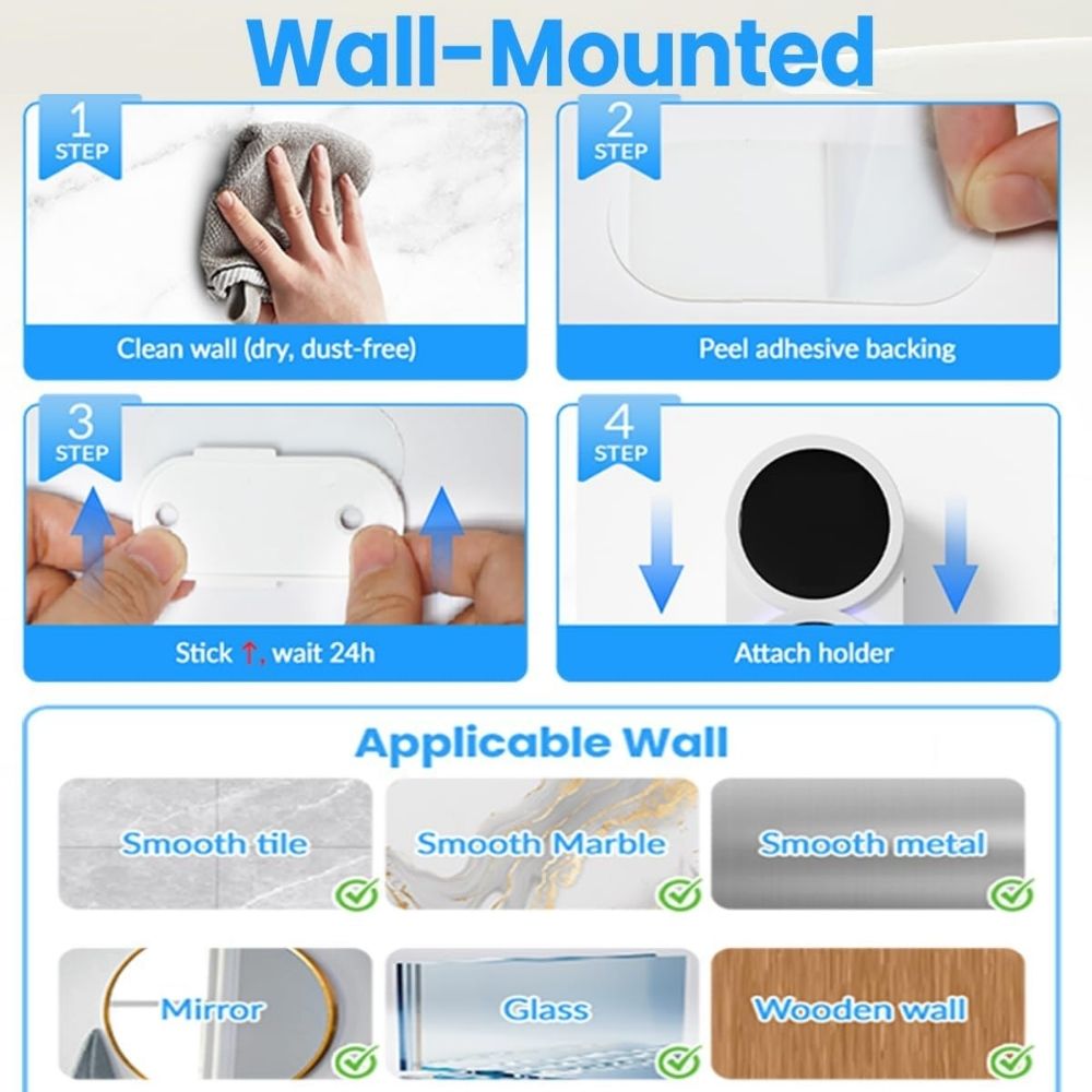 Smart Toothbrush Sanitizer Holder